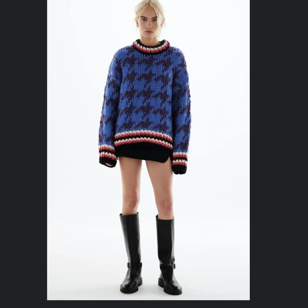 ZARA LEATHER BOOTS WITH BUCKLE US 6.5 - Picture 4 of 15